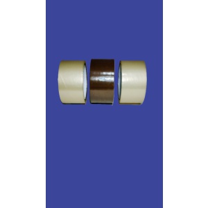 rollo cinta embalaje 48 m.m. ancho transparente y cafe 72 un.por caja