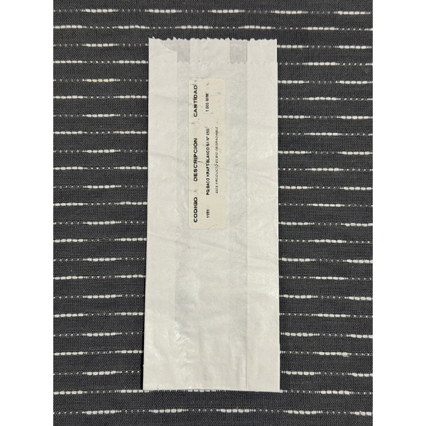 Saco de papel Kraft blanco 1/2kilo