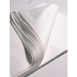 Resma papel seda 55x 76 cms. 20 grs. color blanco 1000 pls