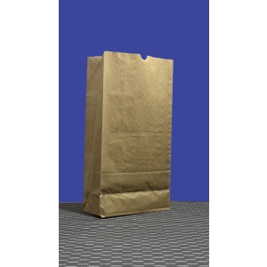 Saco kraft café  grande fondo cuadrado ancho 34 cms.fuelle13 cms.alto 45 cms.   paq. 200 un.m.m.